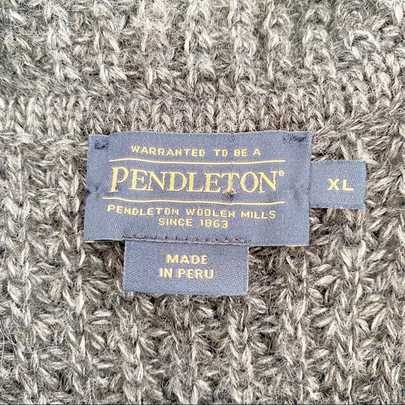 Pendleton Long Chunky Knit Emery Cardigan XL - Picture 4 of 6